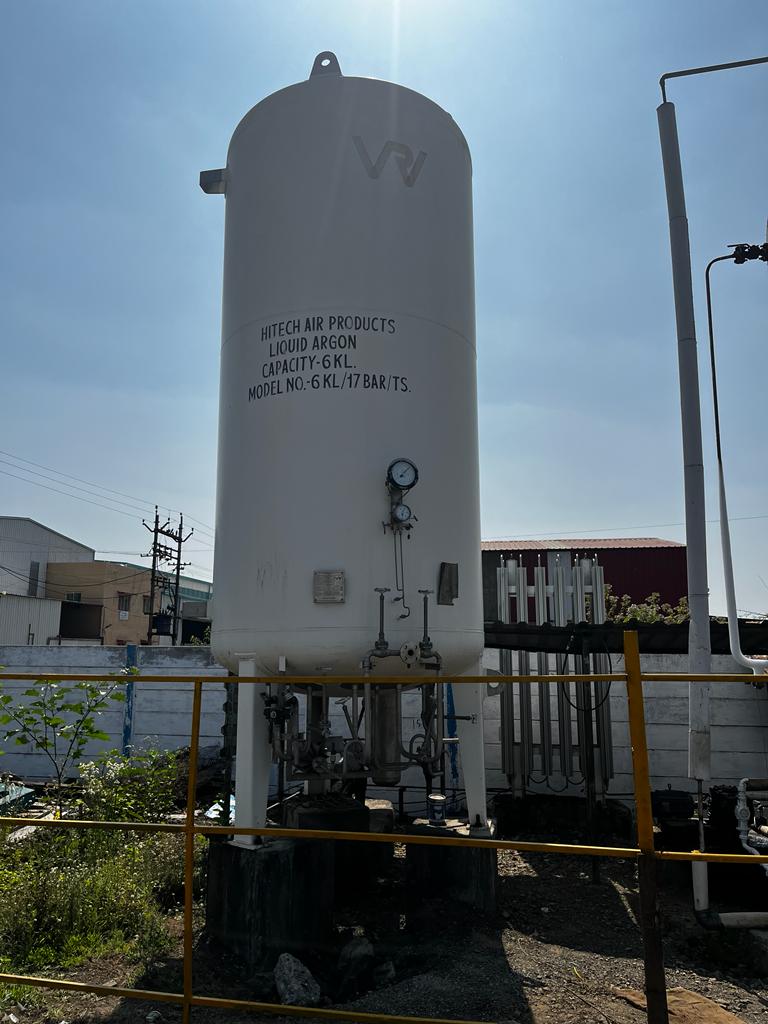 HITECH AIR PRODUCT Industrial Liquid Argon / LIN Tanks